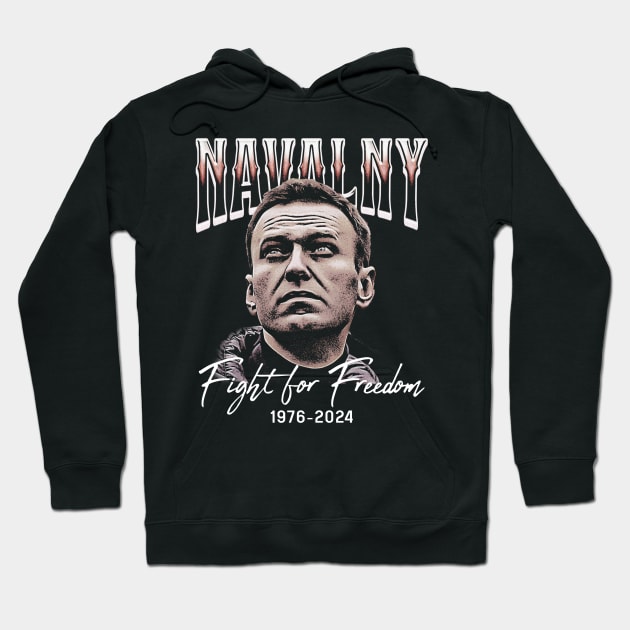 Navalny Fight for Freedom Hoodie by jawiqonata